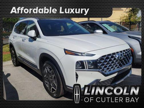 Quartz White 2023 Hyundai SANTA FE Limited