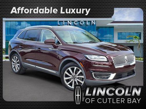 Burgundy Velvet Metallic Tinted Clearcoat 2019 Lincoln Nautilus Select