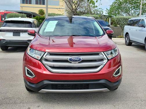 Ruby Red 2018 Ford Edge Titanium