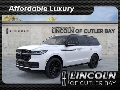 White Metallic 2026 Lincoln Navigator Black Label