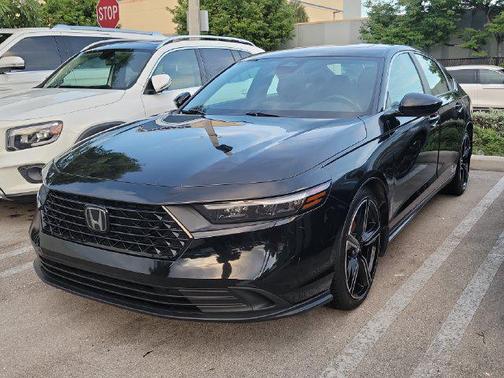 Crystal Black Pearl 2023 Honda Accord Hybrid Sport