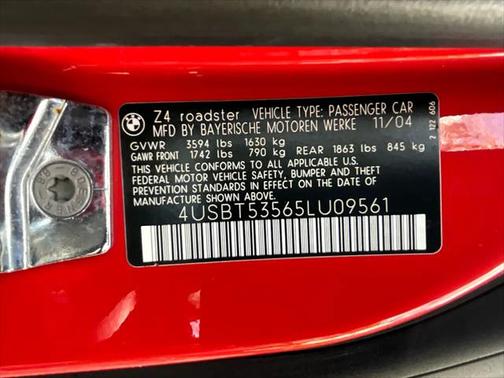 2005 BMW Z4 3.0i Roadster