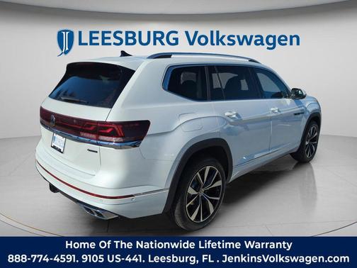 Opal White 2026 Volkswagen Atlas 2.0T SEL Premium R-Line 4MOTION