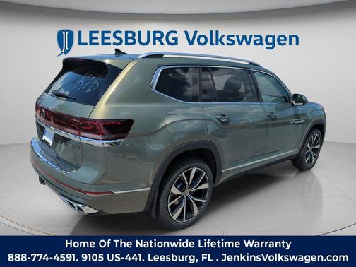 Avocado Green Pearl 2026 Volkswagen Atlas 2.0T SEL Premium R-Line 4MOTION