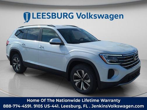 Opal White 2026 Volkswagen Atlas 2.0T SE