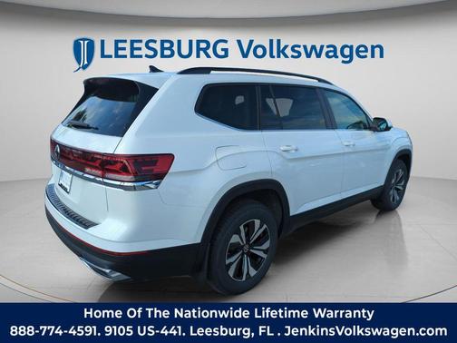 Opal White 2026 Volkswagen Atlas 2.0T SE
