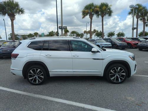 Opal White 2026 Volkswagen Atlas 2.0T SEL Premium R-Line 4MOTION