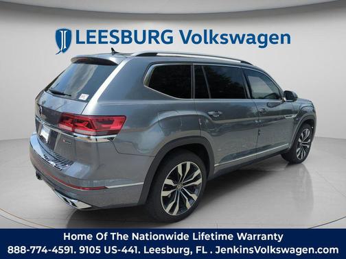 Platinum Gray Metallic 2022 Volkswagen Atlas 3.6L SEL Premium