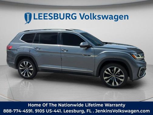 Platinum Gray Metallic 2022 Volkswagen Atlas 3.6L SEL Premium