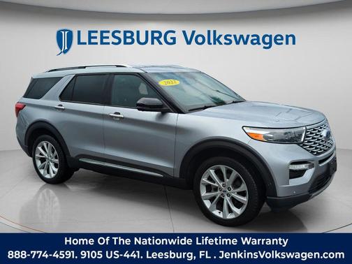 Iconic Silver Metallic 2022 Ford Explorer Platinum