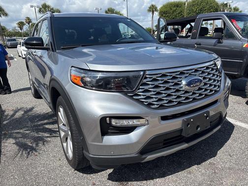 Iconic Silver Metallic 2022 Ford Explorer Platinum