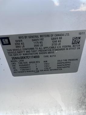 2012 Chevrolet Equinox 1LT