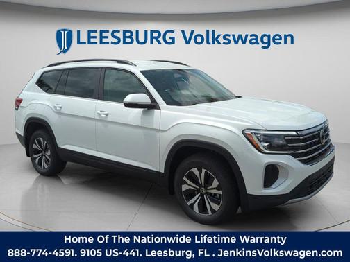 Opal White 2026 Volkswagen Atlas 2.0T SE