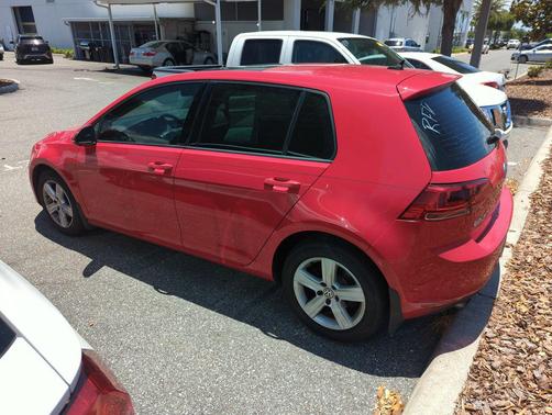 Tornado Red 2017 Volkswagen Golf TSI Wolfsburg Edition 4-Door
