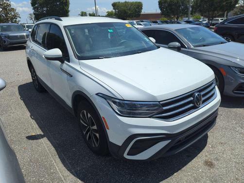 Pure White 2022 Volkswagen Tiguan 2.0T S 4MOTION