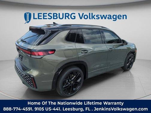 Avocado Green w/Deep Black Roof 2026 Volkswagen Tiguan 2.0T SE R-Line Black