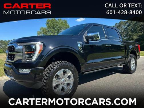 AGATE BLACK METALLIC 2022 Ford F-150 Platinum