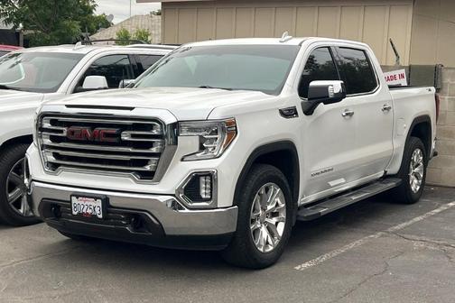 White Frost Tri-Coat 2022 GMC Sierra 1500 Limited SLT