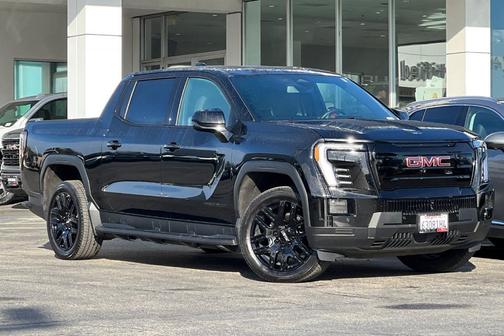 Onyx Black 2026 GMC Sierra EV Elevation