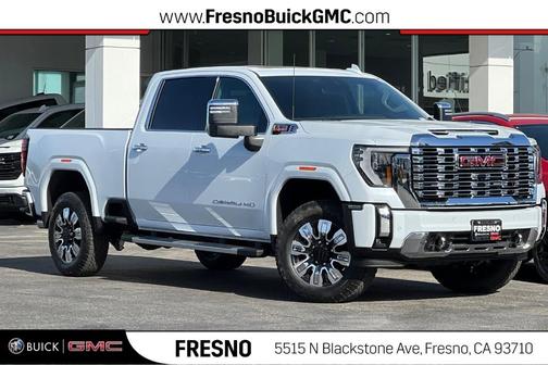 Glacier White 2026 GMC Sierra 2500 Denali