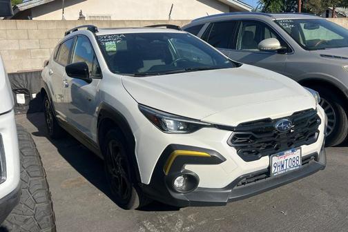 Crystal White Pearl 2024 Subaru Crosstrek Sport
