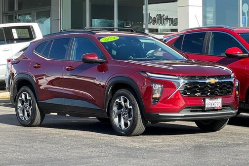 Crimson Metallic 2024 Chevrolet Trax LT