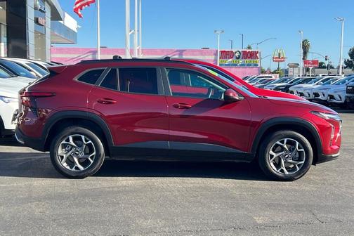 Crimson Metallic 2024 Chevrolet Trax LT