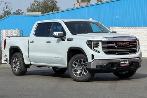 Glacier White 2026 GMC Sierra 1500 SLT