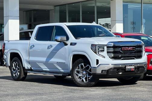 Glacier White 2026 GMC Sierra 1500 SLT
