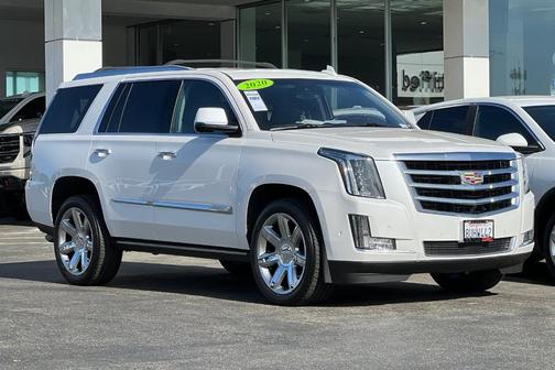 Crystal White Tri-Coat 2020 Cadillac Escalade Premium Luxury