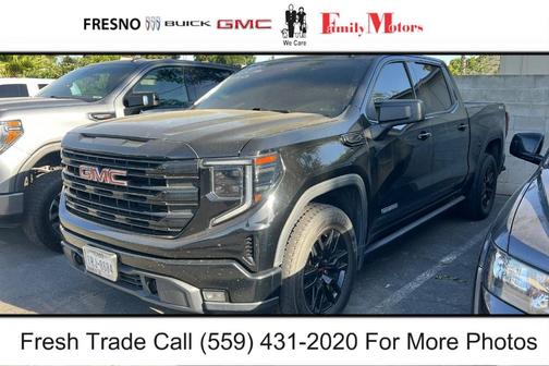 Onyx Black 2022 GMC Sierra 1500 Elevation