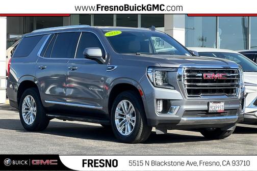 Satin Steel Metallic 2022 GMC Yukon SLT