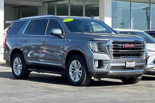Satin Steel Metallic 2022 GMC Yukon SLT