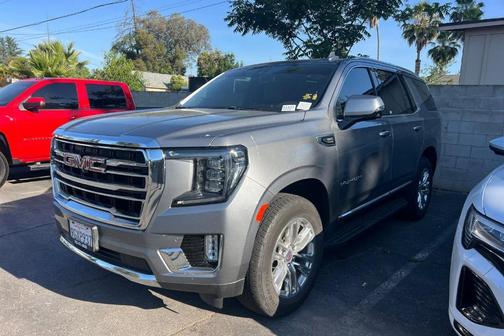 Satin Steel Metallic 2022 GMC Yukon SLT