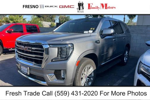 Satin Steel Metallic 2022 GMC Yukon SLT