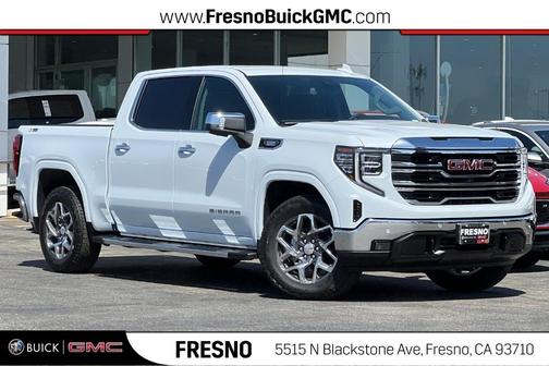 Glacier White 2026 GMC Sierra 1500 SLT