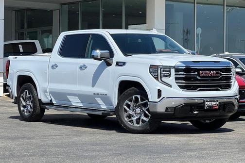 Glacier White 2026 GMC Sierra 1500 SLT