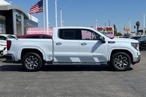 Glacier White 2026 GMC Sierra 1500 SLT