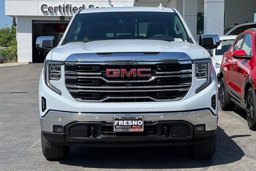 Glacier White 2026 GMC Sierra 1500 SLT