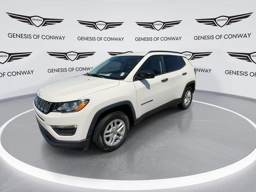 White Clearcoat 2018 Jeep Compass Sport
