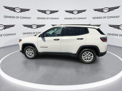 White Clearcoat 2018 Jeep Compass Sport