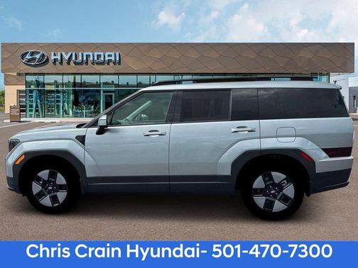 Shimmering Silver 2026 Hyundai SANTA FE HEV SEL