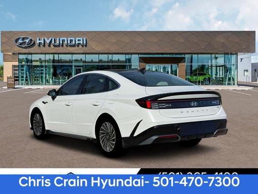 White 2026 Hyundai SONATA Hybrid SEL