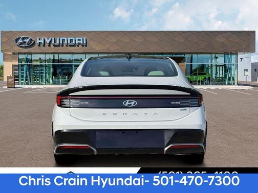 White 2026 Hyundai SONATA Hybrid SEL