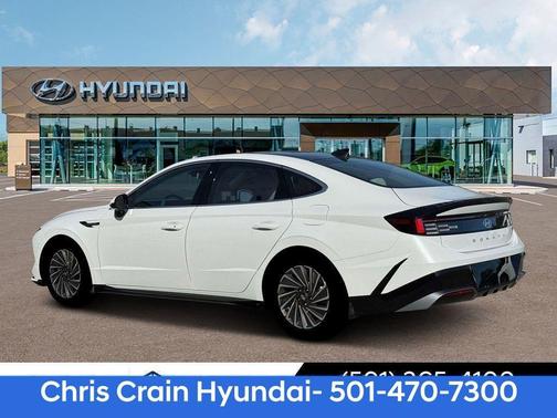 White 2026 Hyundai SONATA Hybrid SEL