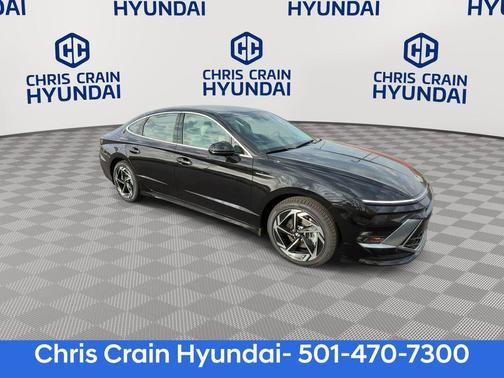 Black 2026 Hyundai SONATA SEL Sport