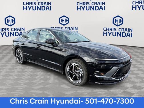 Black 2026 Hyundai SONATA SEL Sport