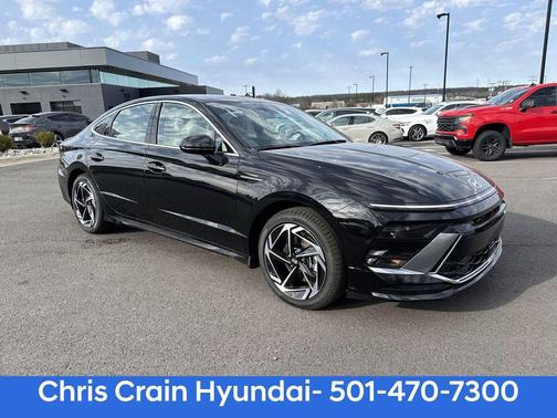 Black 2026 Hyundai SONATA SEL Sport