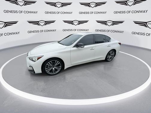 Majestic White 2023 INFINITI Q50 SENSORY