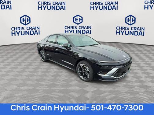 Black 2026 Hyundai SONATA SEL Sport